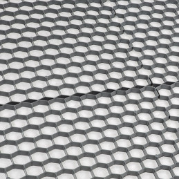 Stabilisateur de gravier EASYSTAB - 1200 x 800 x 20 mm - Gris - 0.96 m²
