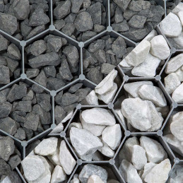 Stabilisateur de gravier EASYSTAB - 1200 x 800 x 20 mm - Gris - 0.96 m²