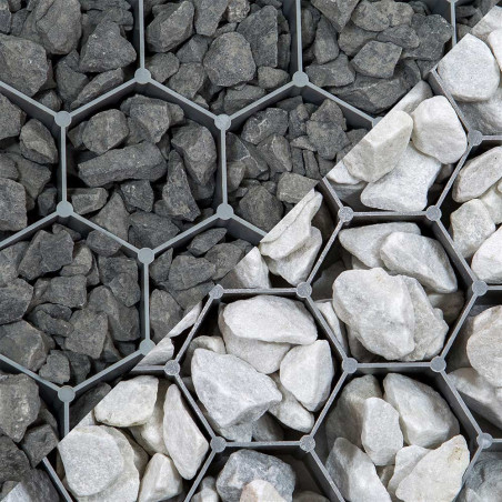 Stabilisateur de gravier EASYSTAB - 1200 x 800 x 20 mm - Gris - 0.96 m²