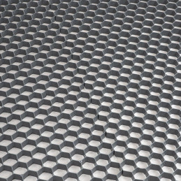 Stabilisateur de gravier EASYSTAB - 1200 x 800 x 30 mm - Gris - 0.96 m²