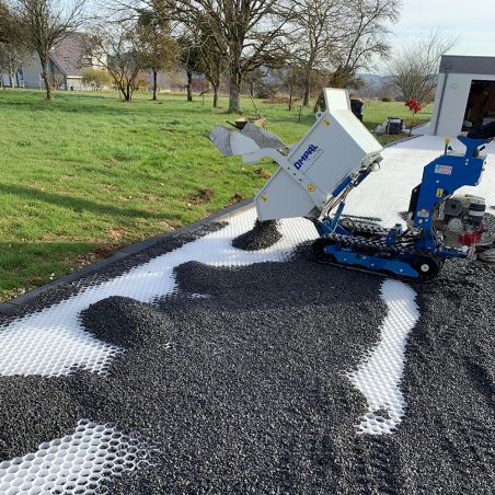 Stabilisateur de gravier EASYSTAB - 1200 x 800 x 30 mm - Blanc - 0.96 m²