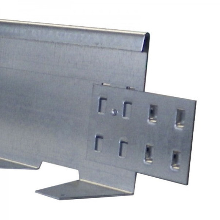 Bordure NIDABORDER Galva équerre 60 mm / 1900 x 40 + 4 pieux