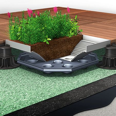 Sopradalle pour végétaux - 60x60