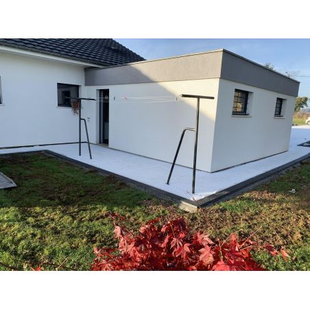 Stabilisateur de gravier EASYSTAB - 1200x 1600 x 30 mm - Blanc - 1,92m²