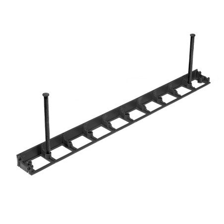 Nidaborder PE - Noir - 1 mètre et ses 2 clous d'ancrage
