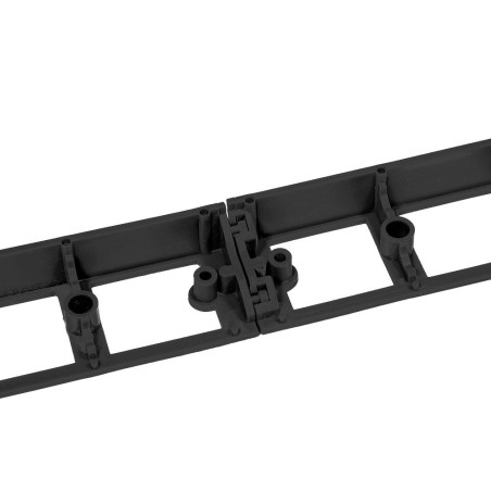 Nidaborder PE - Noir - 1 mètre et ses 2 clous d'ancrage