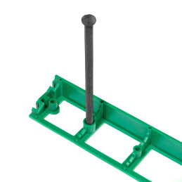 Nidaborder PE - Vert - 1 mètre et ses 2 clous d'ancrage