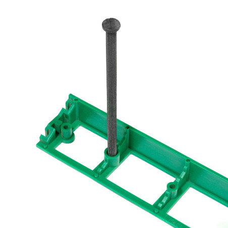 Nidaborder PE - Vert - 1 mètre et ses 2 clous d'ancrage