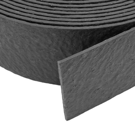 Rouleau de bordure flexible avec 10 piquets - 18 mètres - x 14 cm - 7 mm