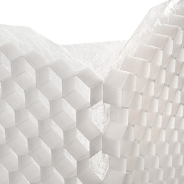 Stabilisateur de gravier EASYSTAB - 1200  x 1600 x 30 mm - Blanc - 1.92 m²